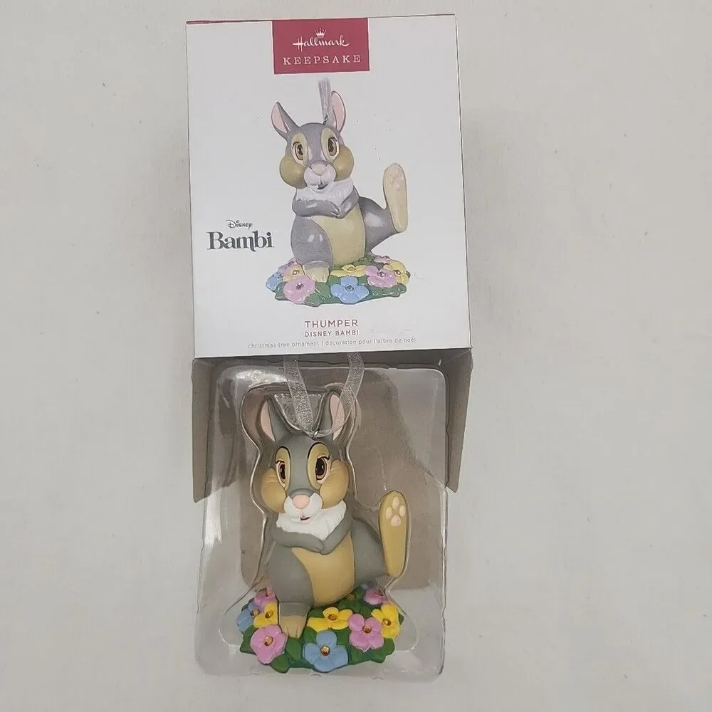 Ornament Hallmark Keepsake 2022 Disney Bambi THUMPER Bunny Christmas Easter New